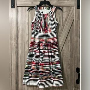 Colorful Striped Sleeveless Dress by NINE WEST Size 6